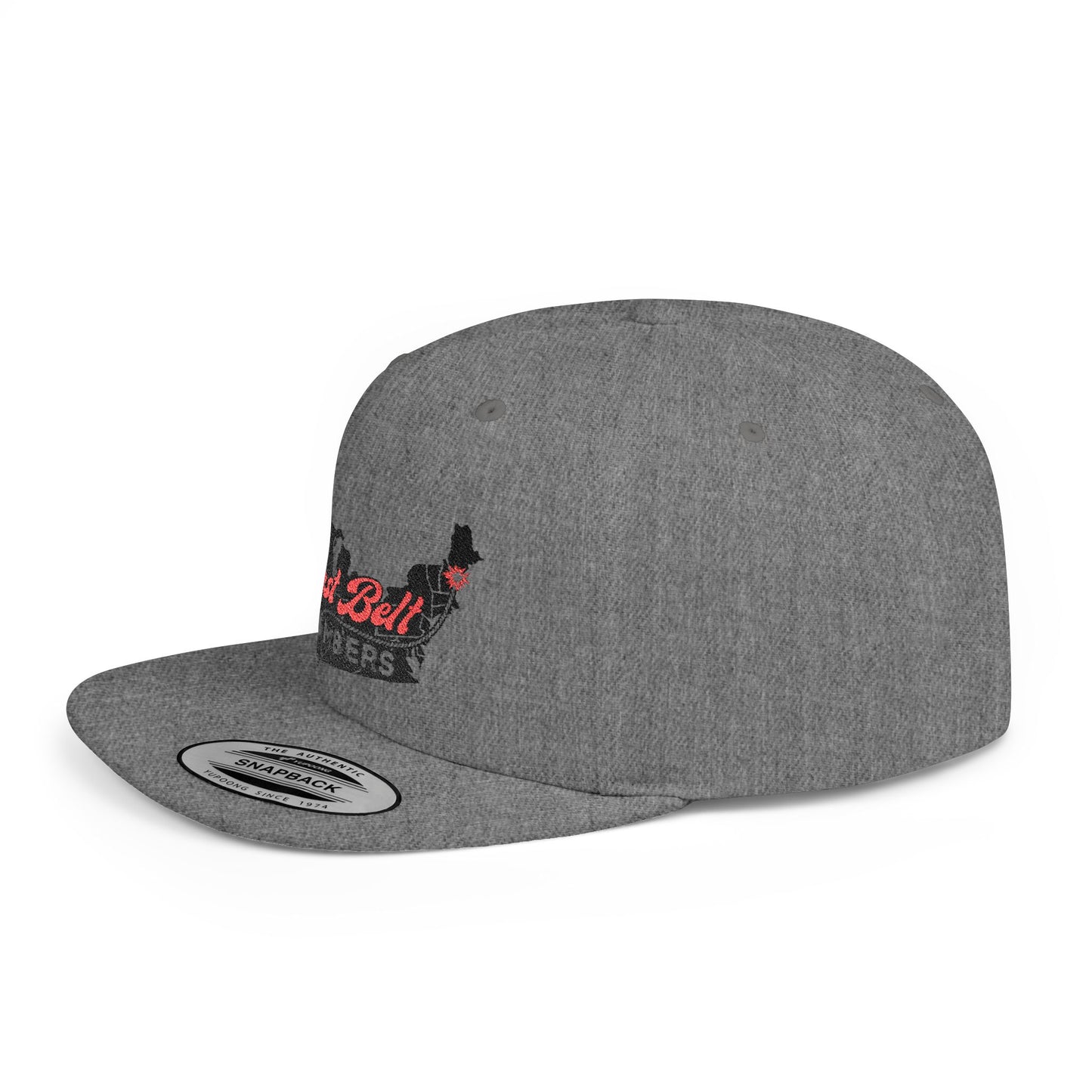 Stylish Flat Bill Snapback Hat, Trendy Cap for Sports Lovers, Perfect for Casual Wear, Great for Gifts, Adjustable Headwear
