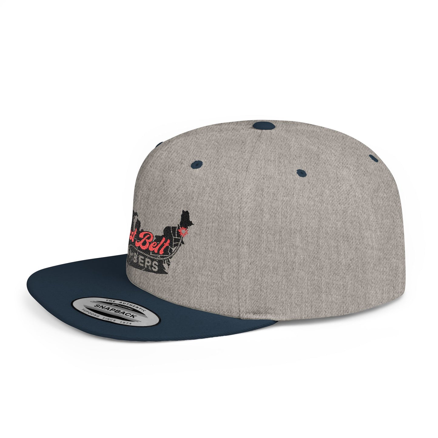 Stylish Flat Bill Snapback Hat, Trendy Cap for Sports Lovers, Perfect for Casual Wear, Great for Gifts, Adjustable Headwear