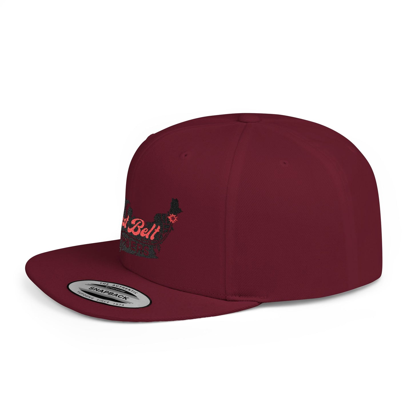 Stylish Flat Bill Snapback Hat, Trendy Cap for Sports Lovers, Perfect for Casual Wear, Great for Gifts, Adjustable Headwear