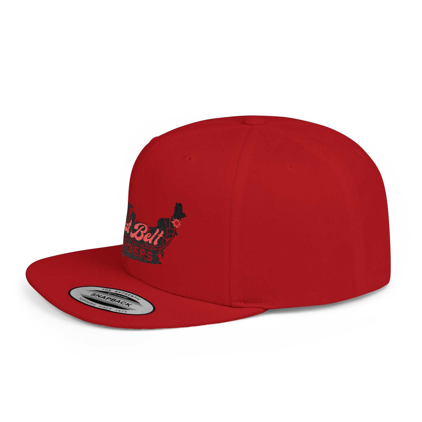 Stylish Flat Bill Snapback Hat, Trendy Cap for Sports Lovers, Perfect for Casual Wear, Great for Gifts, Adjustable Headwear