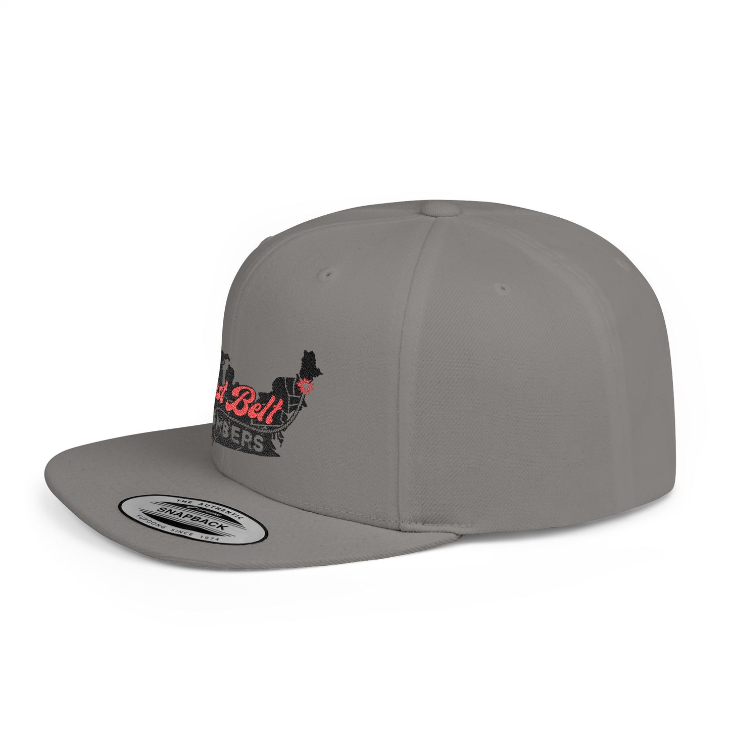 Stylish Flat Bill Snapback Hat, Trendy Cap for Sports Lovers, Perfect for Casual Wear, Great for Gifts, Adjustable Headwear