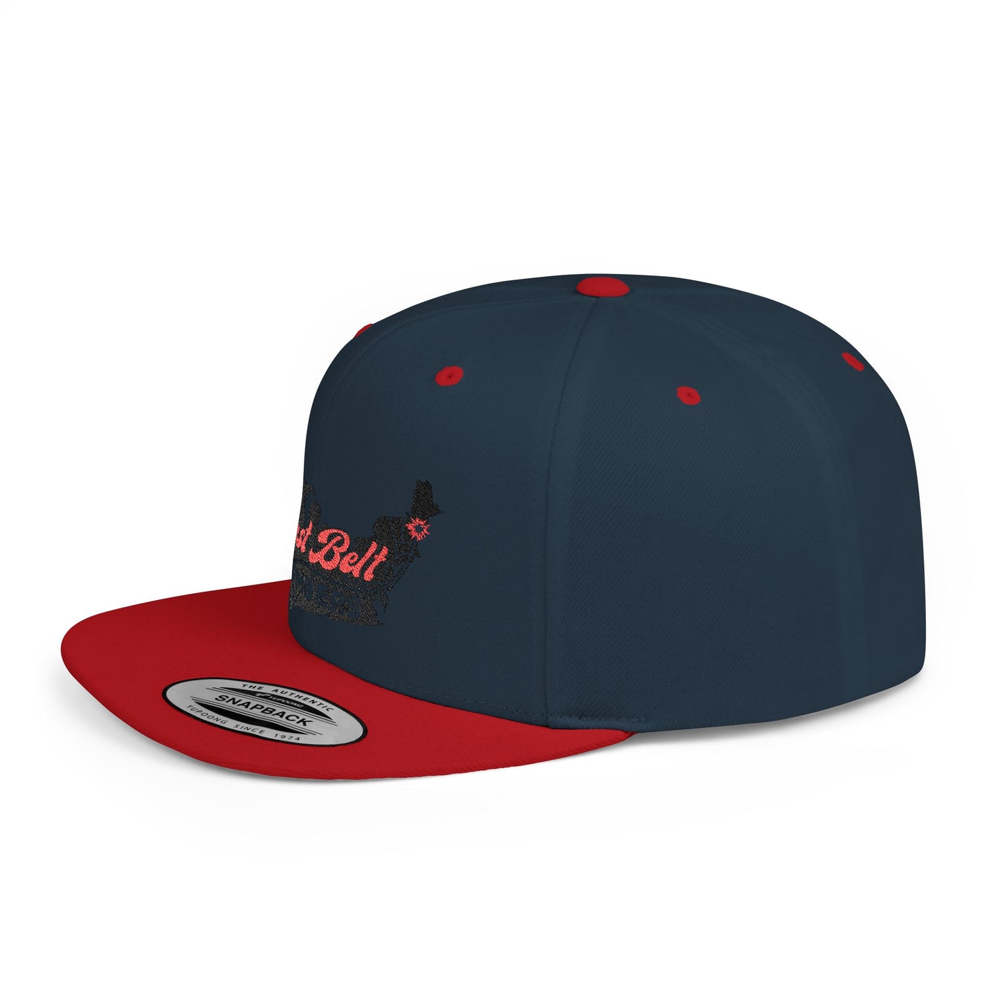 Stylish Flat Bill Snapback Hat, Trendy Cap for Sports Lovers, Perfect for Casual Wear, Great for Gifts, Adjustable Headwear
