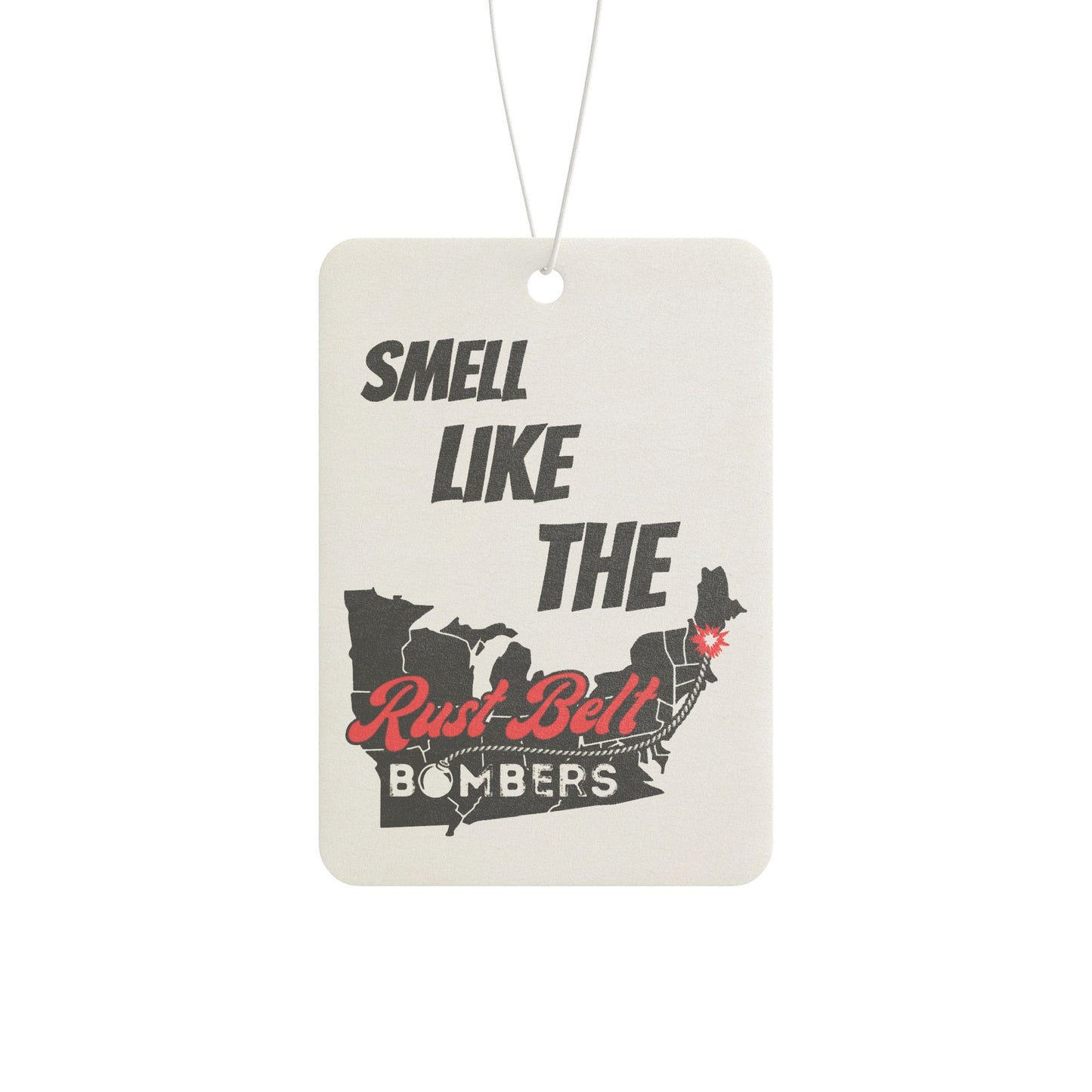 Rust Belt Car Air Freshener - Unique Scented Auto Decoration, Great Gift for Road Trips, Car Lovers, Travel Enthusiasts