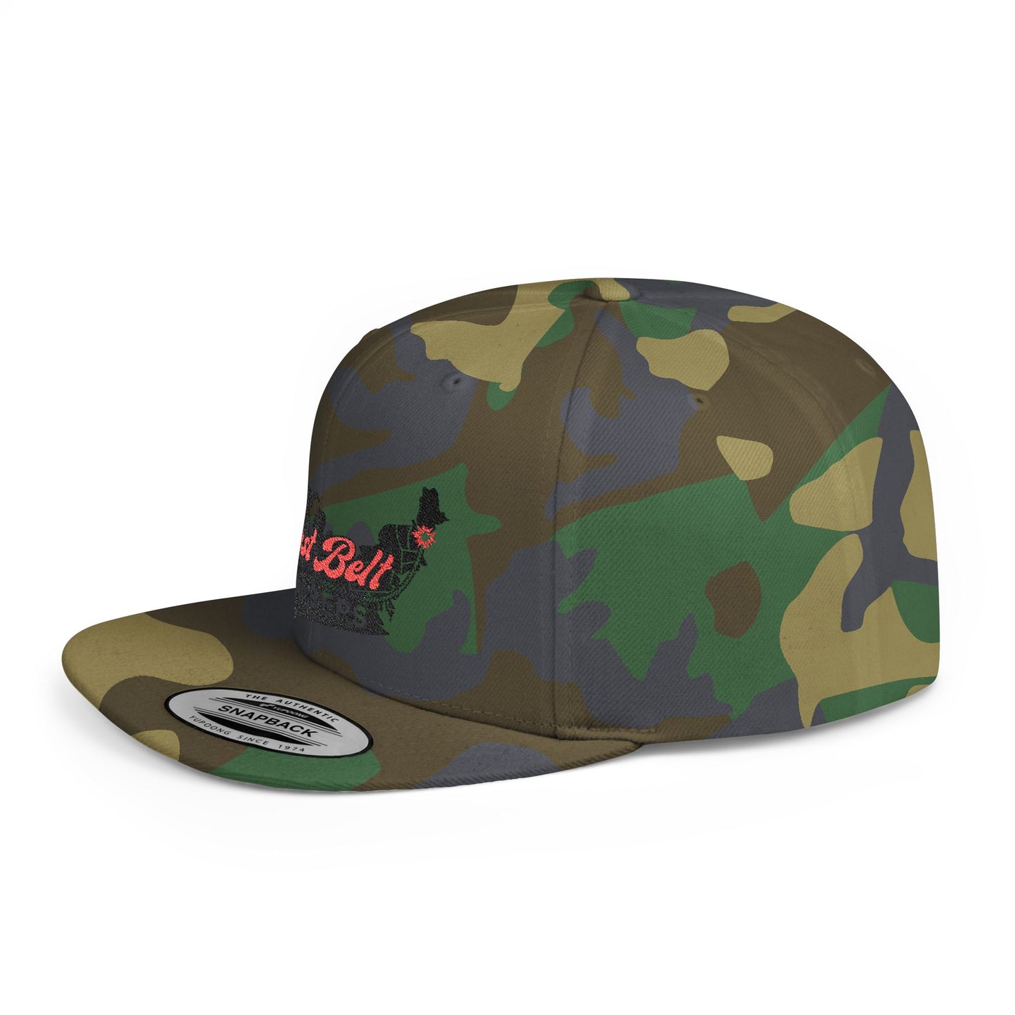 Stylish Flat Bill Snapback Hat, Trendy Cap for Sports Lovers, Perfect for Casual Wear, Great for Gifts, Adjustable Headwear