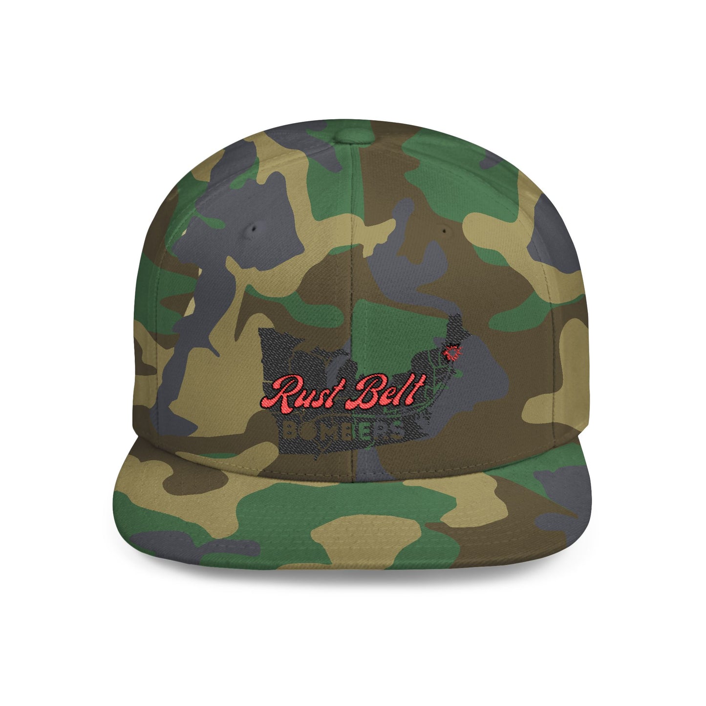 Stylish Flat Bill Snapback Hat, Trendy Cap for Sports Lovers, Perfect for Casual Wear, Great for Gifts, Adjustable Headwear