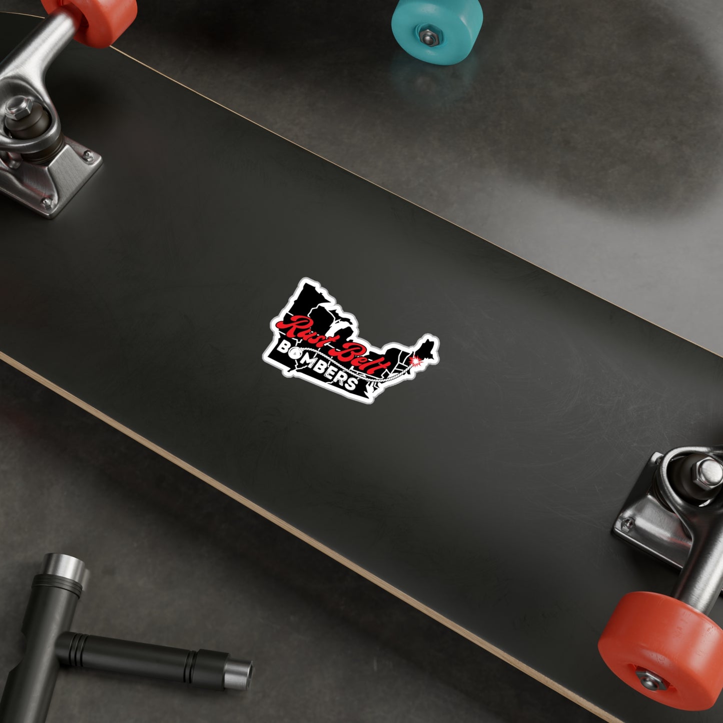 Rust Belt Bombers Kiss-Cut Vinyl Decals - Fun Stickers for Car, Laptop, Water Bottle, Custom Decoration, Gift Ideas