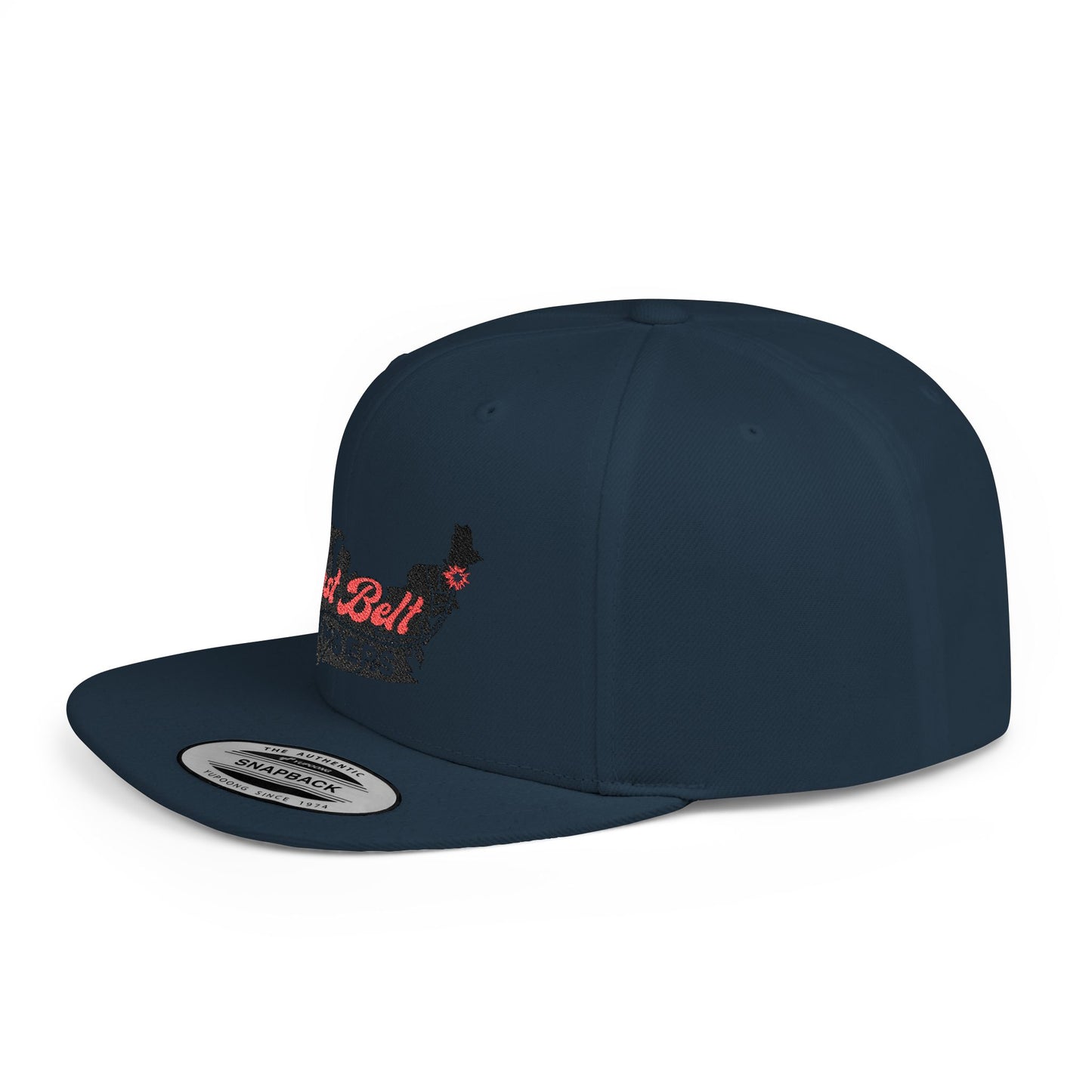 Stylish Flat Bill Snapback Hat, Trendy Cap for Sports Lovers, Perfect for Casual Wear, Great for Gifts, Adjustable Headwear