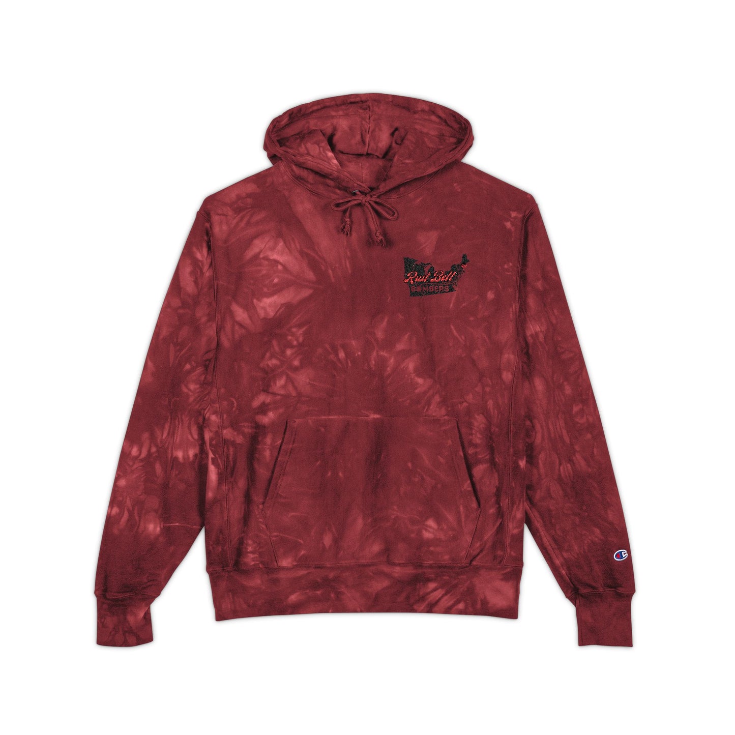 Unisex Tie-Dye Hoodie with Embroidered Detail | Trendy, Cozy Layer for Casual Socials, Streetwear, Gift for Holidays