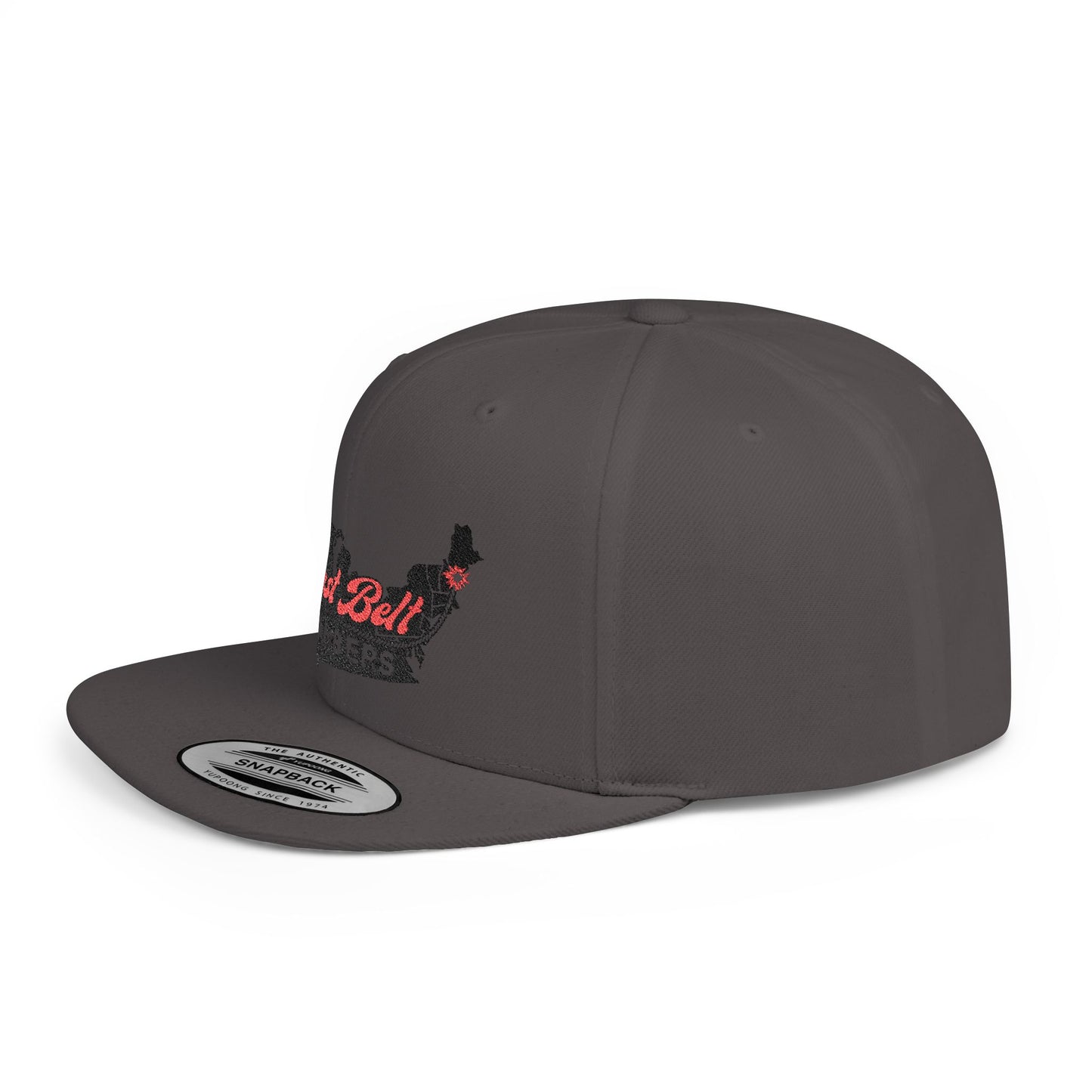 Stylish Flat Bill Snapback Hat, Trendy Cap for Sports Lovers, Perfect for Casual Wear, Great for Gifts, Adjustable Headwear