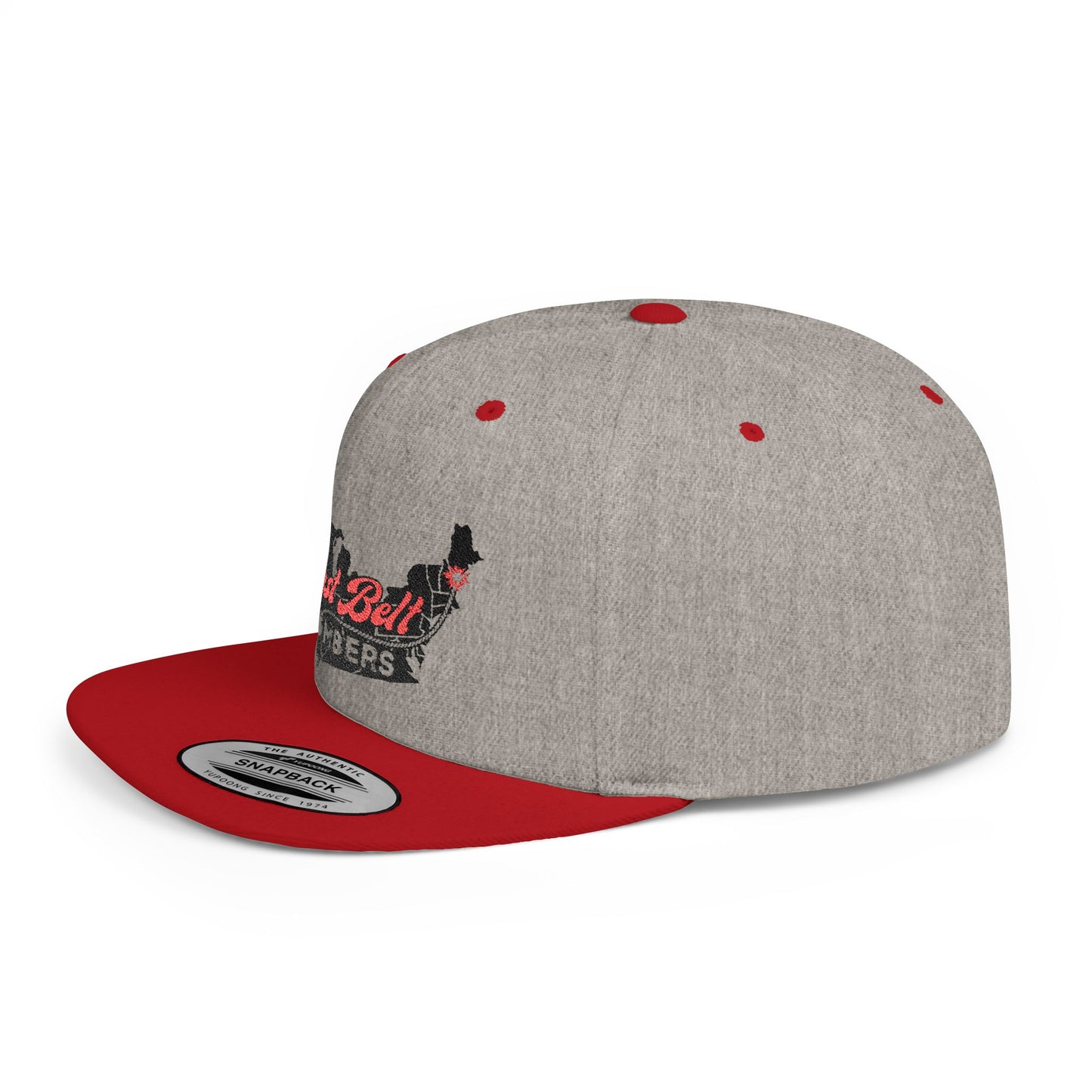 Stylish Flat Bill Snapback Hat, Trendy Cap for Sports Lovers, Perfect for Casual Wear, Great for Gifts, Adjustable Headwear