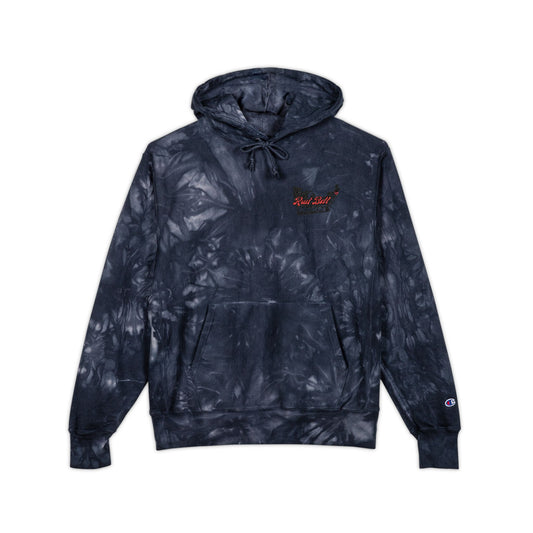 Unisex Tie-Dye Hoodie with Embroidered Detail | Trendy, Cozy Layer for Casual Socials, Streetwear, Gift for Holidays