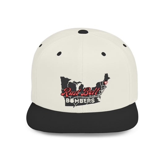 Stylish Flat Bill Snapback Hat, Trendy Cap for Sports Lovers, Perfect for Casual Wear, Great for Gifts, Adjustable Headwear