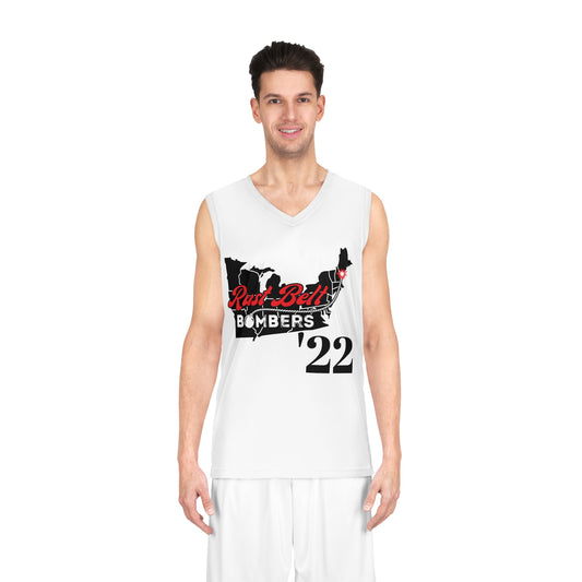 Rust-Belt Bombers Basketball Jersey | AOP Sportswear for Athletes, Streetwear, Team Spirit, Game Day, Unique Gift