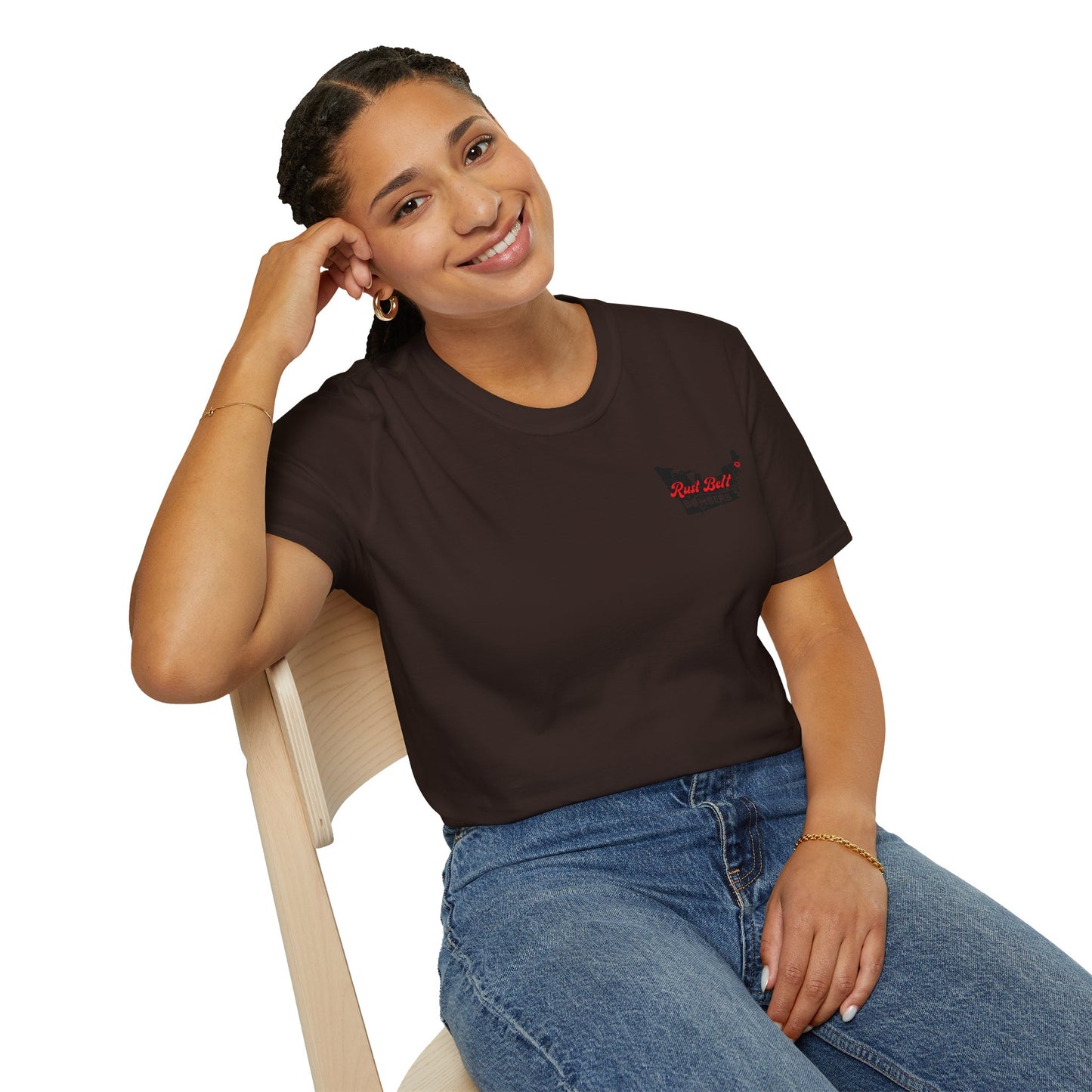 Rust-Belt Bombers Unisex Softstyle T-Shirt, Casual Tee, Gift for Enthusiasts, Streetwear, Graphic Top, Summer Essential